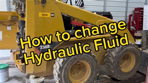 how to check hydraulic oil on cat skid steer|cat skid steer loader oil.